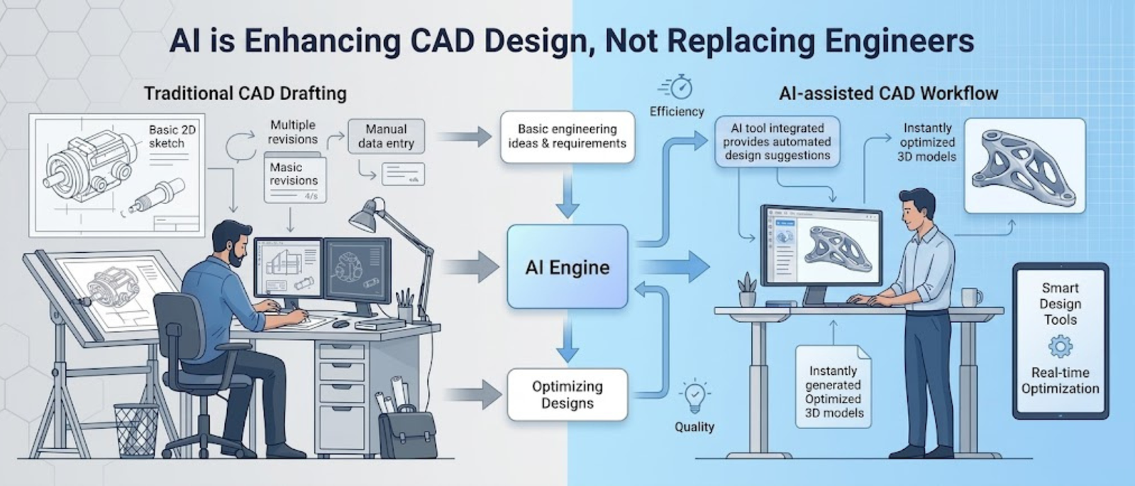 How AI is Transforming CAD Design Careers in 2026 (Skills, Software & Jobs Guide)