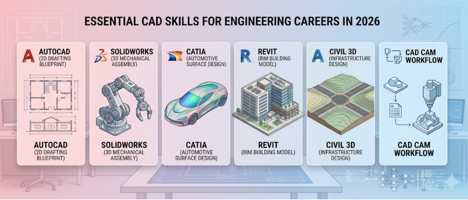 How AI is Transforming CAD Design Careers in 2026 (Skills, Software & Jobs Guide)