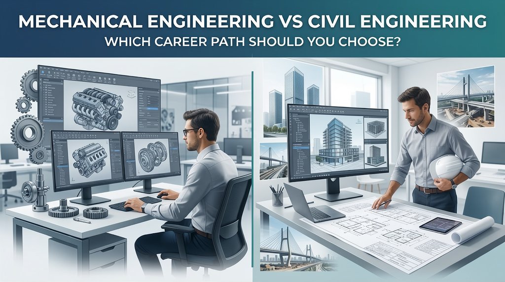 Mechanical Engineering vs Civil Engineering – Which Career Path is Better in 2026?