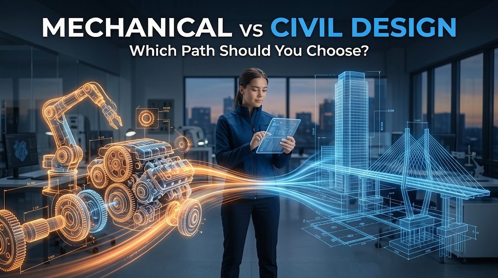 Mechanical Design vs Civil Design – Which Field Should You Choose?