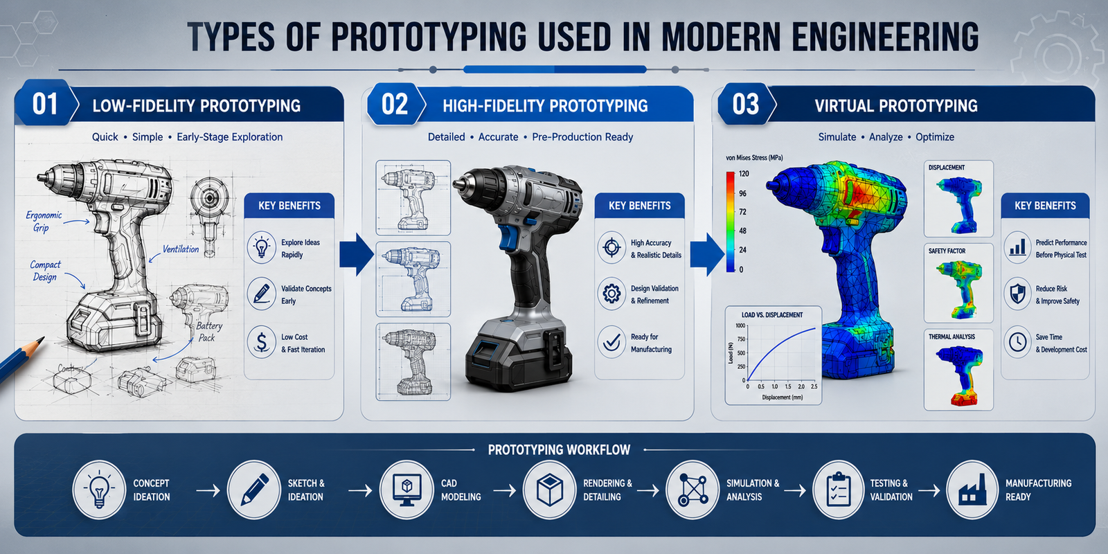 Low-Fidelity, High-Fidelity, and Virtual Prototyping Explained
