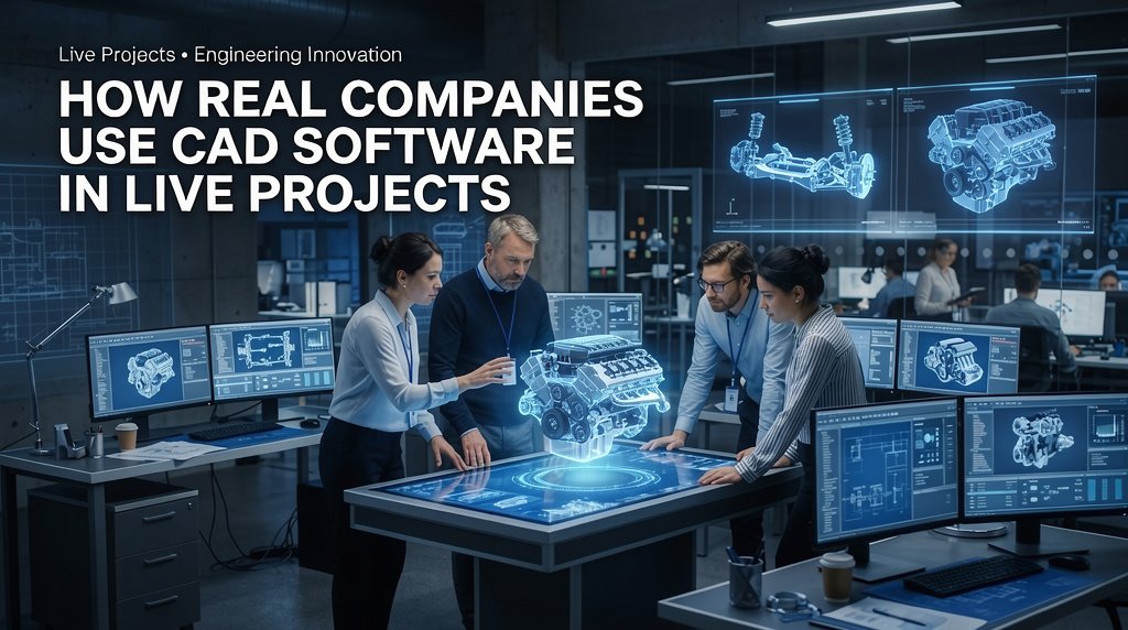 How CAD is Used in Real Companies | Industry Workflow Explained