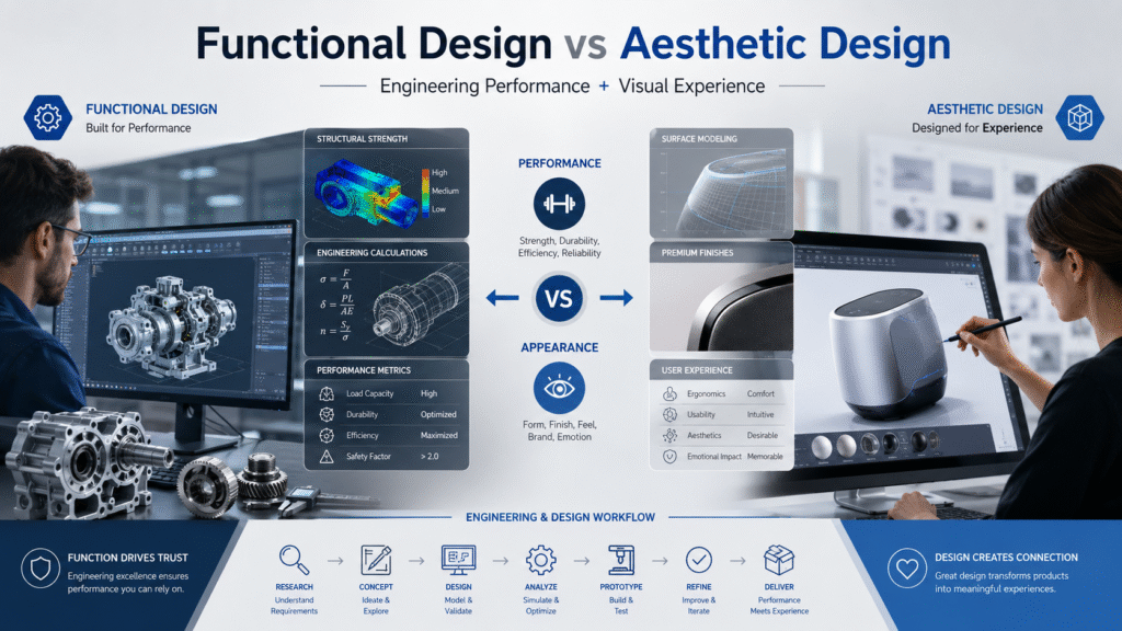 Functional Design vs Aesthetic Design in Engineering