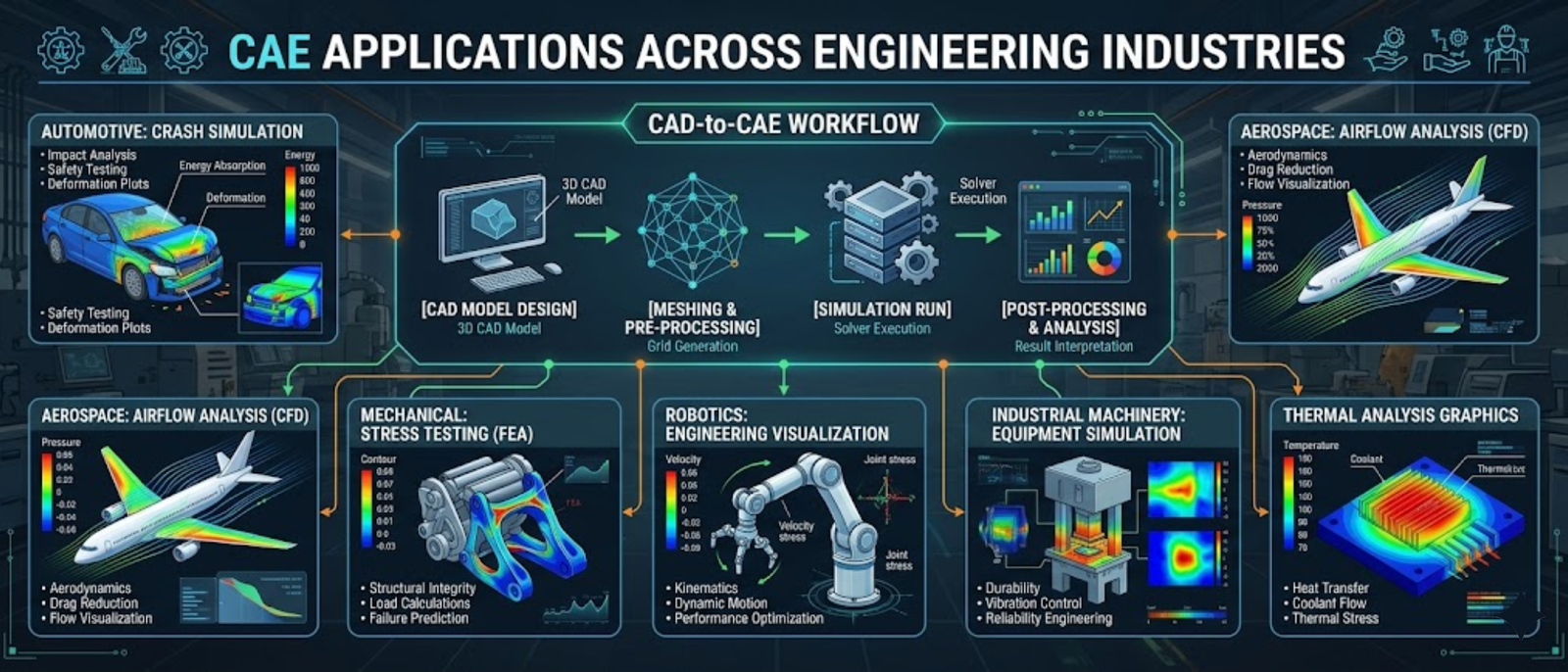 CAE Applications Across Engineering Industries