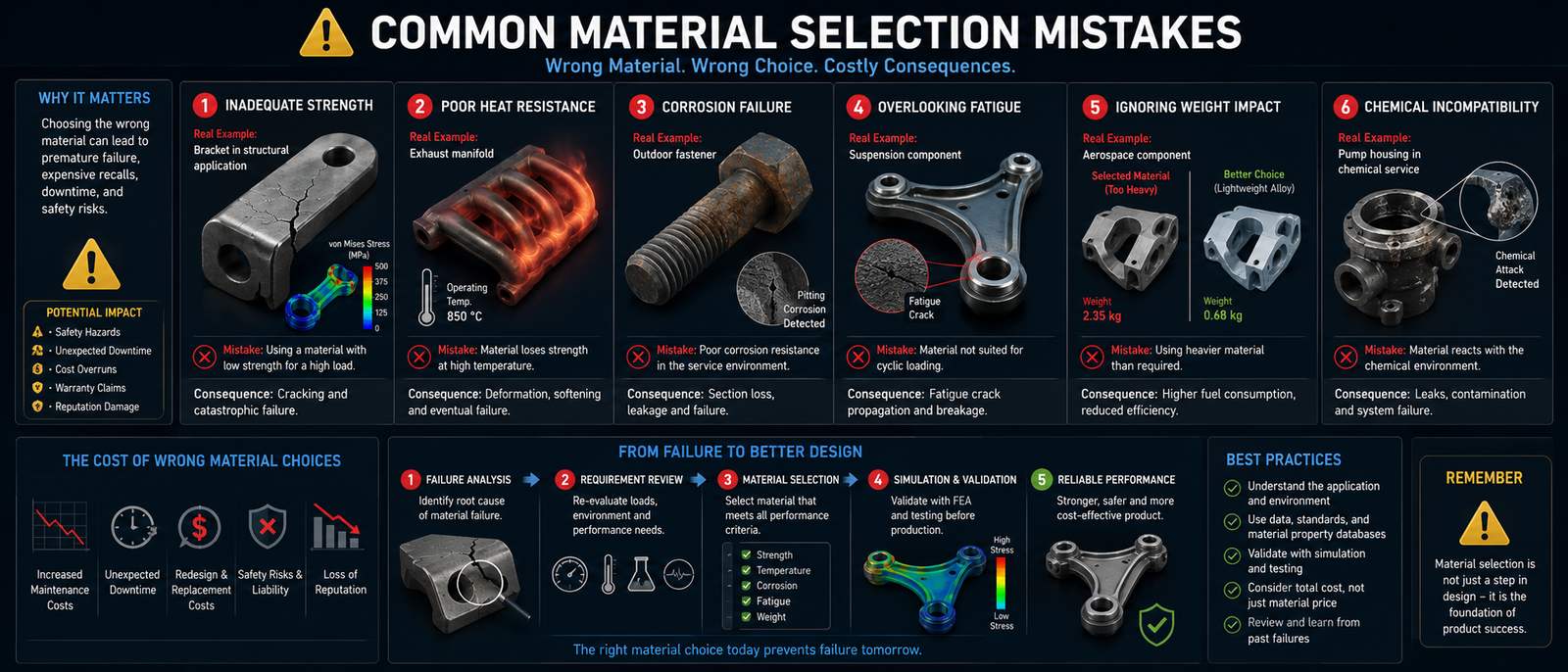 Common Material Selection Mistakes