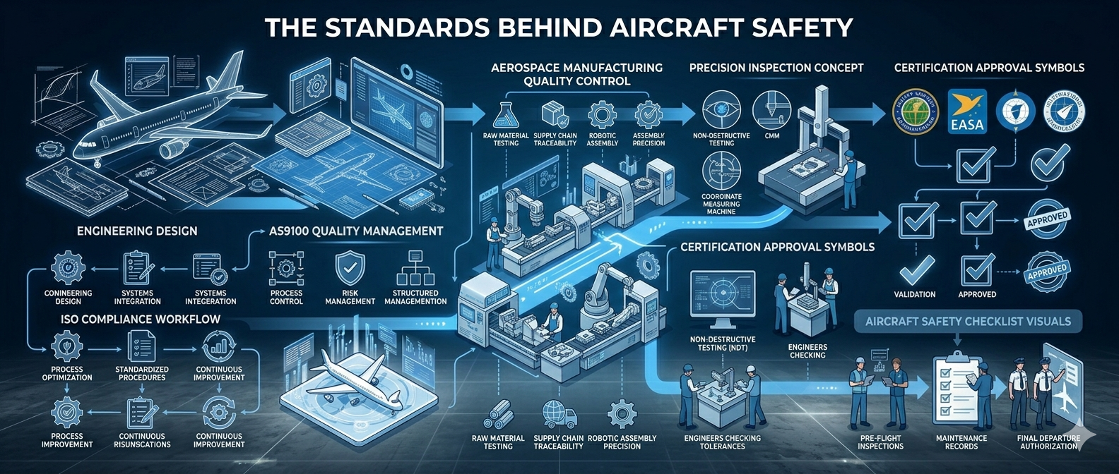Aerospace Engineering Design Standards and Aircraft Safety Systems