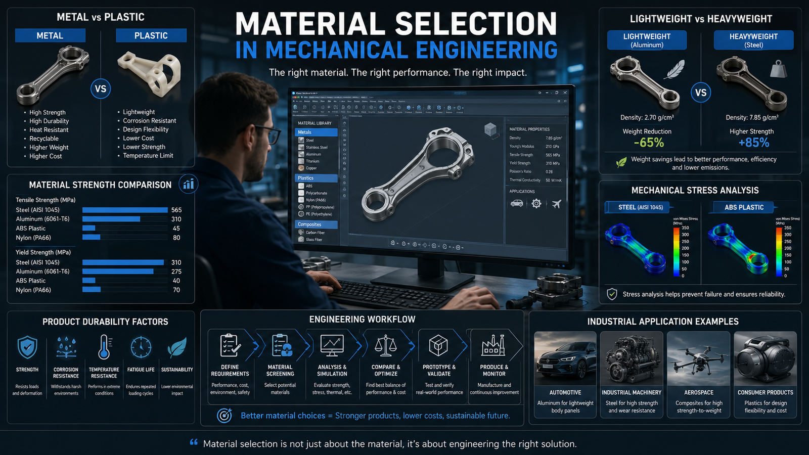 Material Selection in Mechanical Engineering