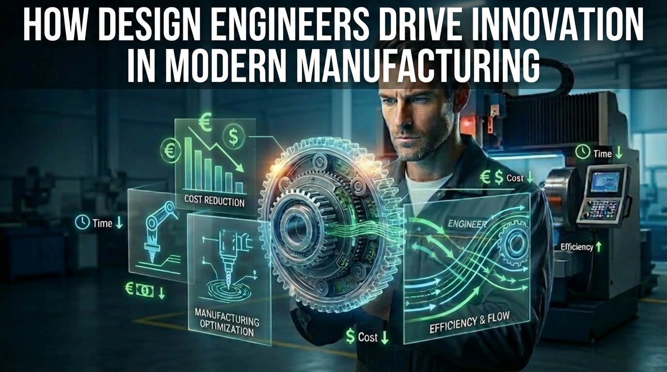 How Design Engineers Drive Innovation in Modern Manufacturing