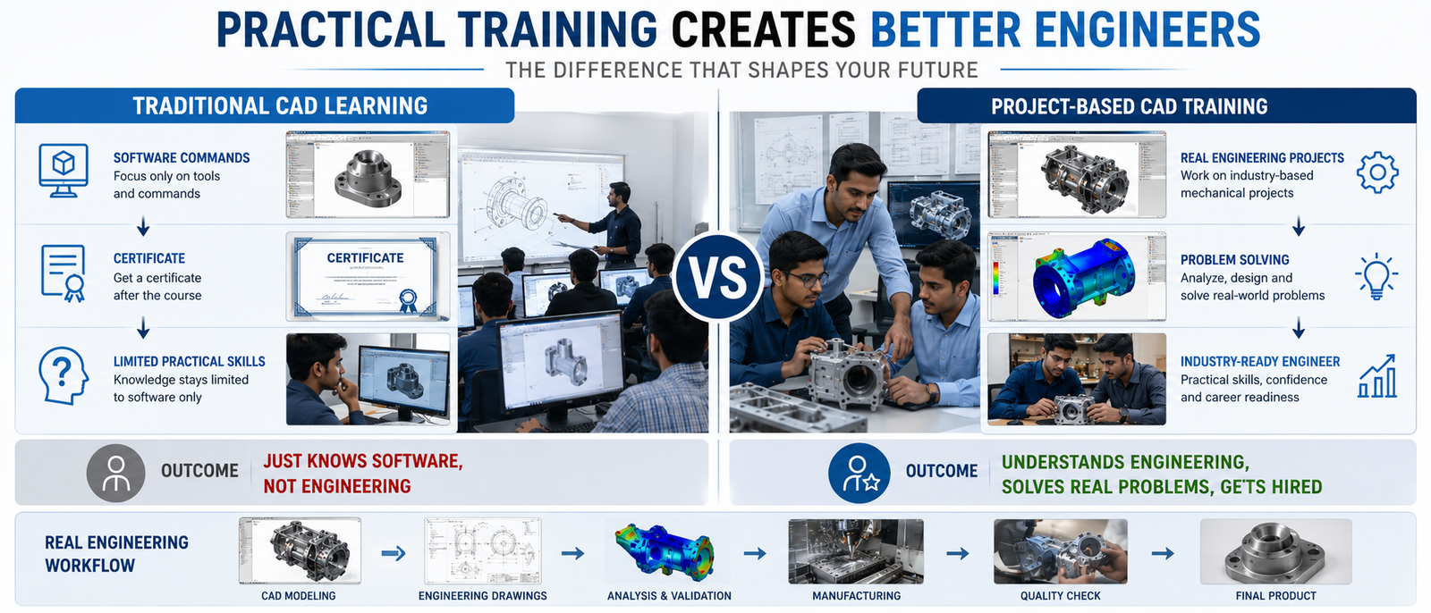 Practical Training Creates Better Engineers