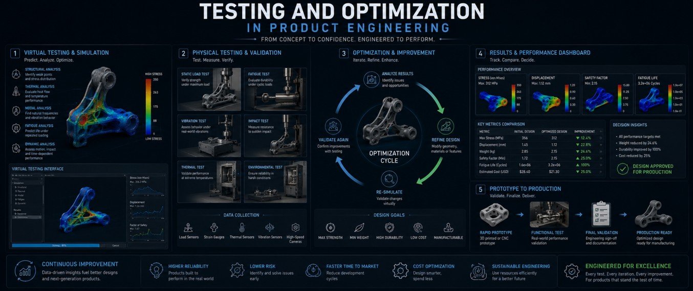 Testing and Optimization in Product Engineering
