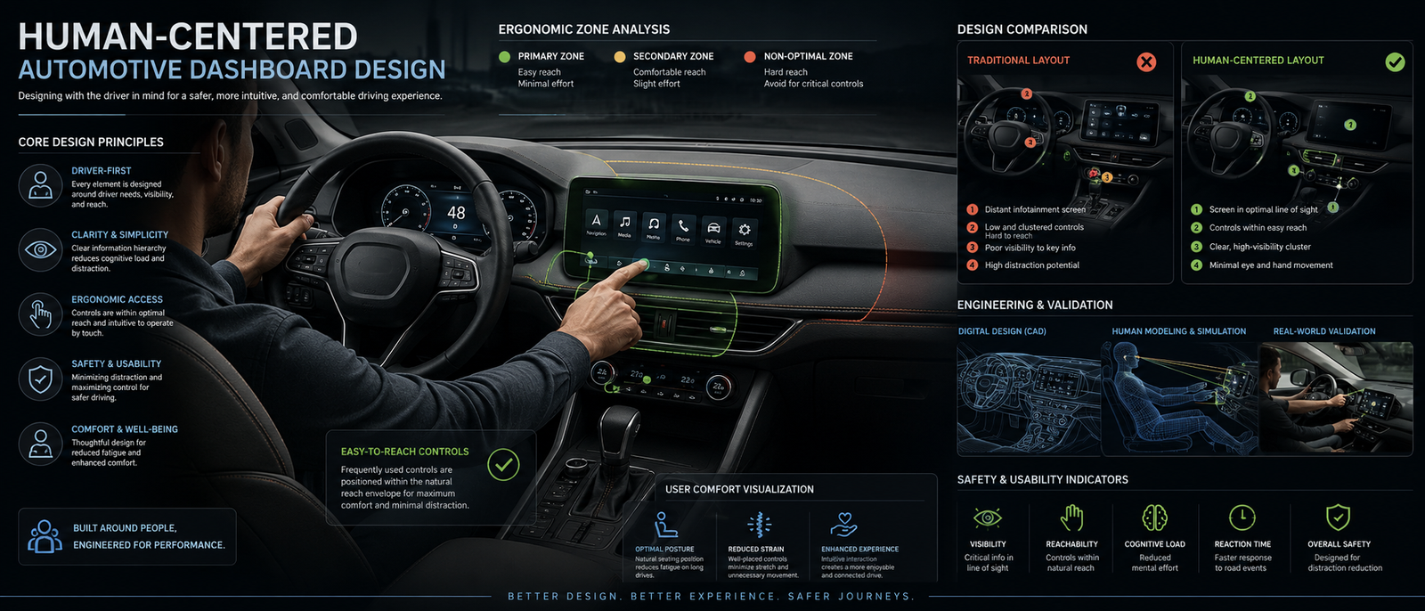 Human-Centered Automotive Dashboard Design