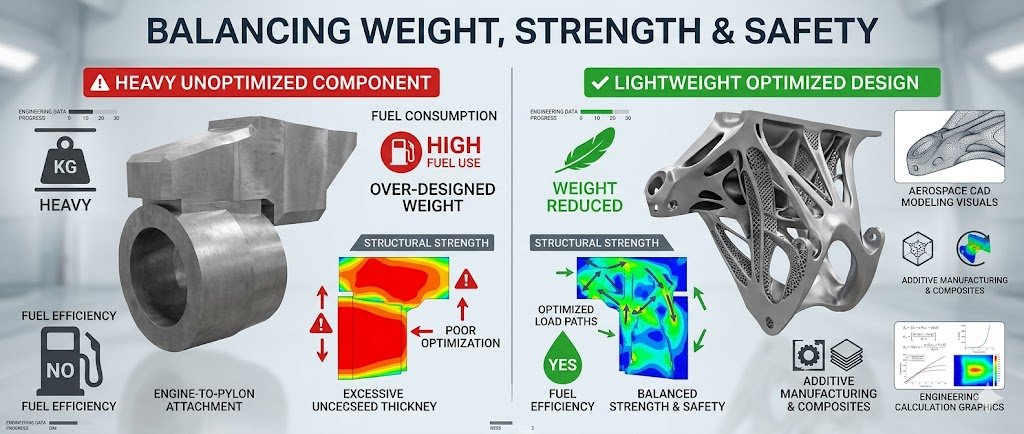 Lightweight Aerospace Engineering Design Optimization Process