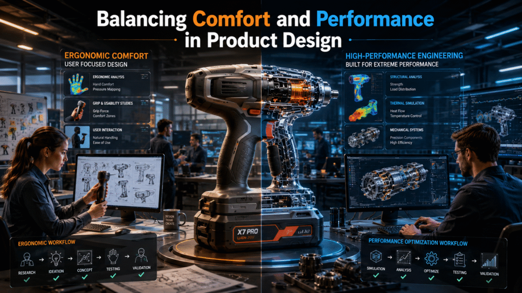 Balancing Comfort and Performance in Product Design