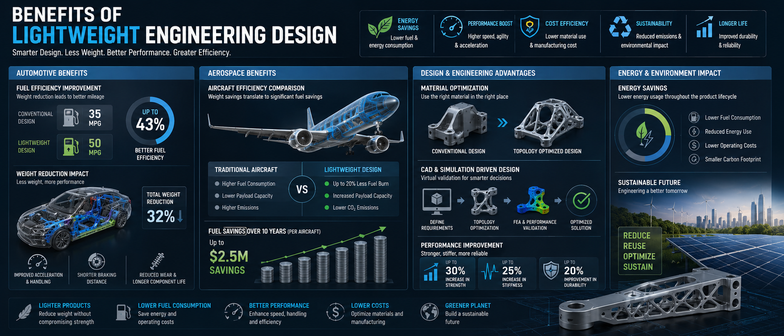 Benefits of Lightweight Engineering Design