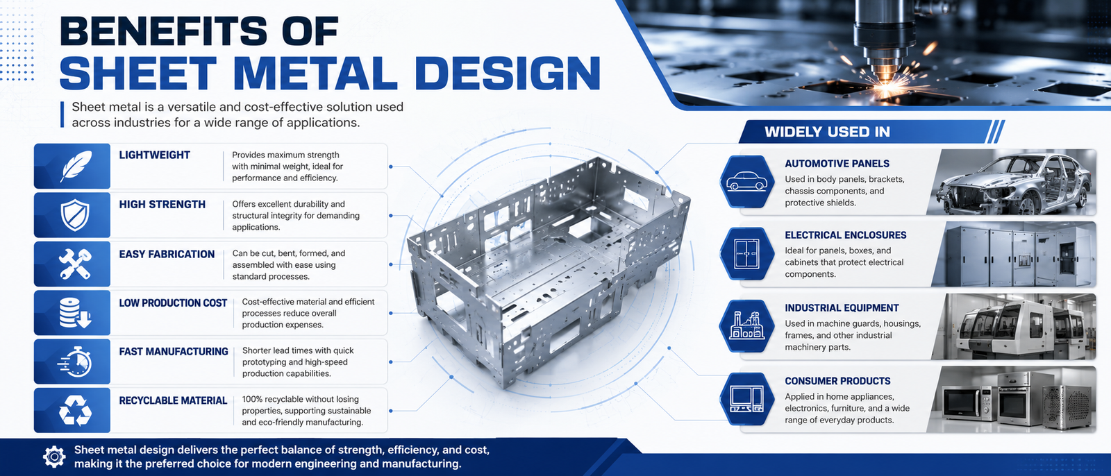 Benefits of Sheet Metal Design