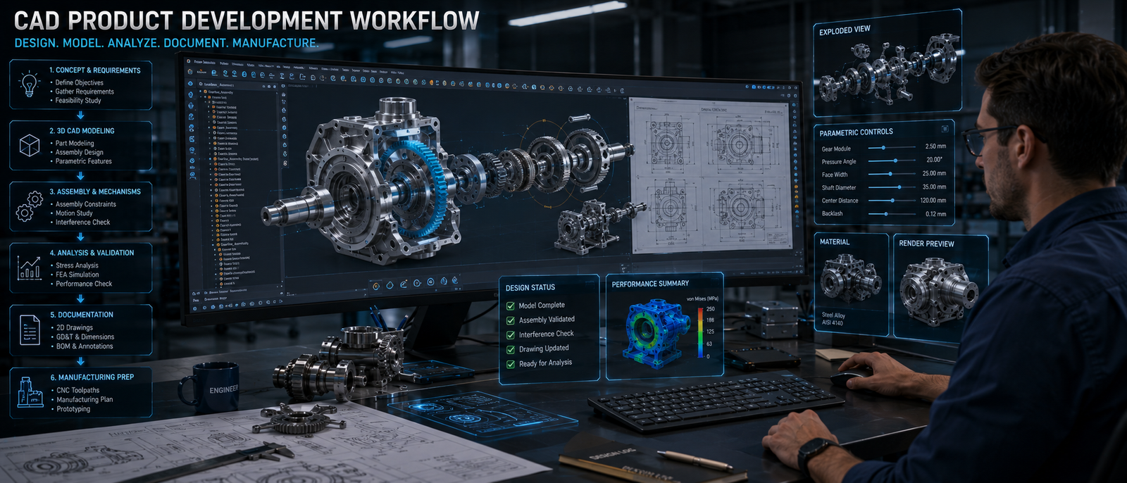 CAD Product Development Workflow