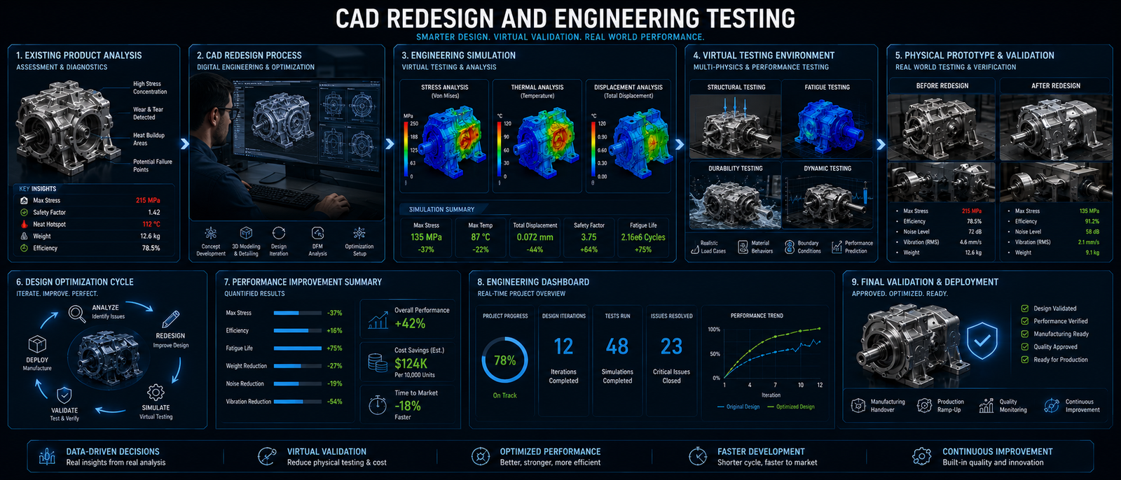 CAD Redesign and Engineering Testing