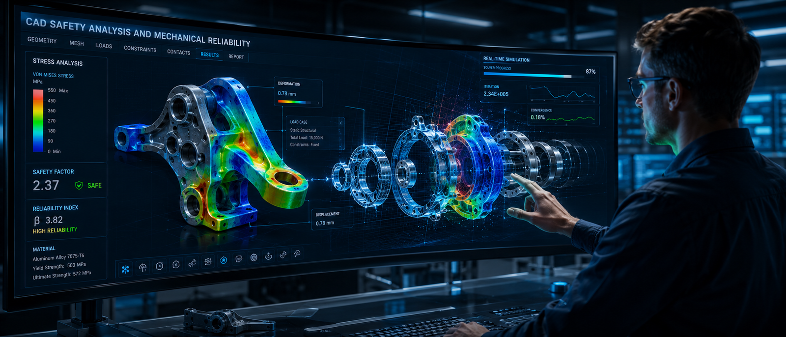 CAD Safety Analysis and Mechanical Reliability