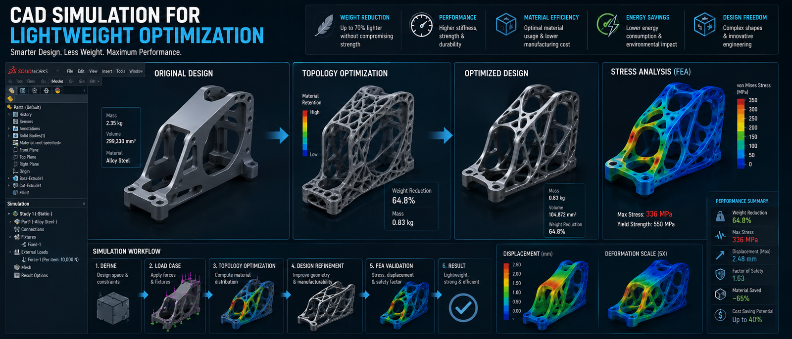 CAD Simulation for Lightweight Optimization