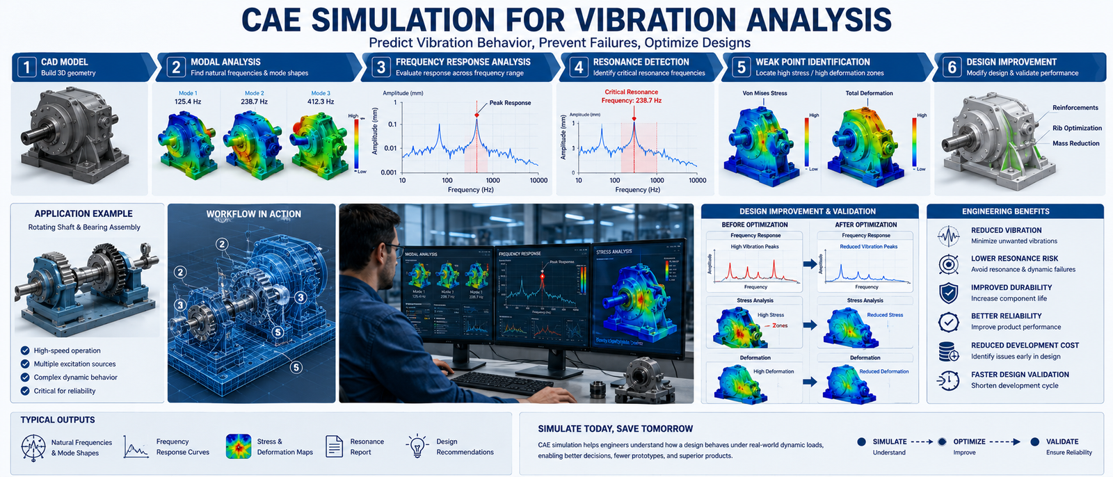CAE Simulation for Vibration Analysis