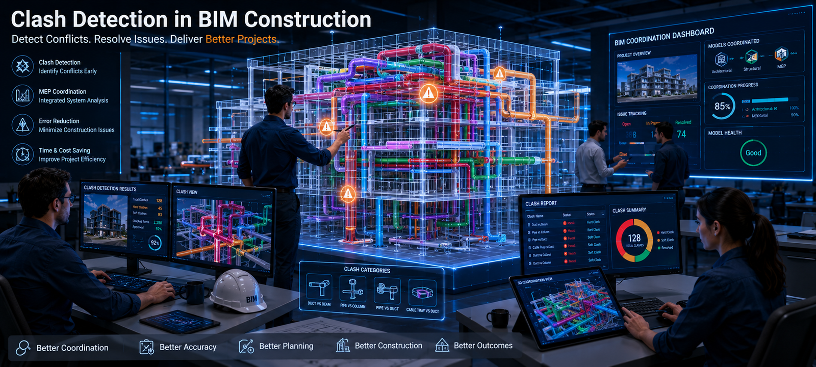 Clash Detection in BIM Construction