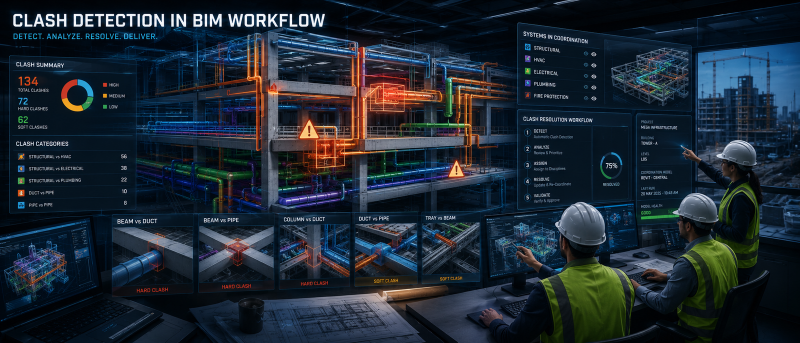 Clash Detection in BIM Workflow