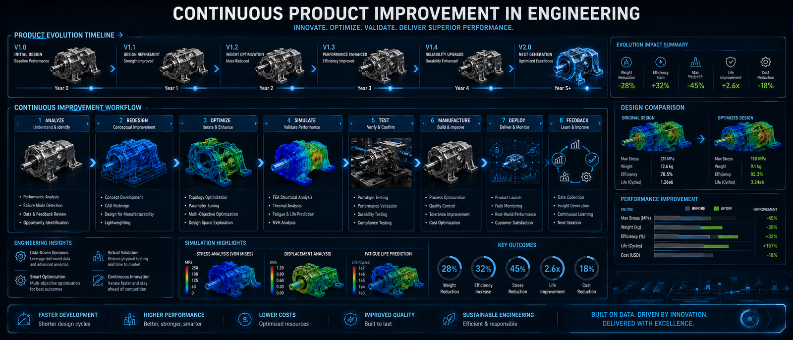 Continuous Product Improvement in Engineering