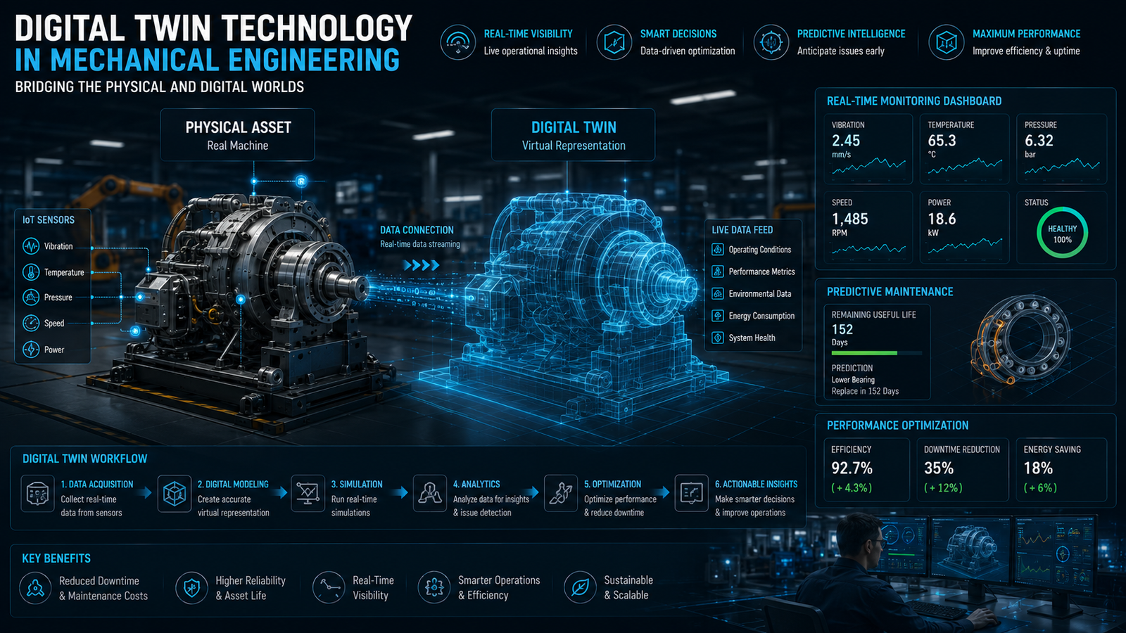 Digital Twin Technology in Mechanical Engineering