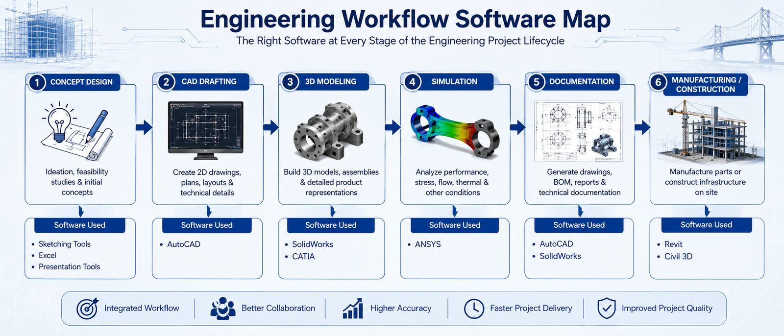 Engineering Workflow Software Map