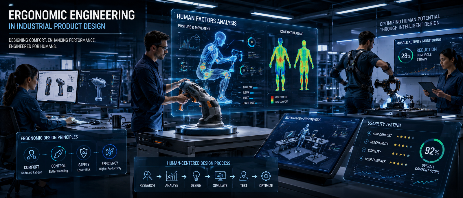 Ergonomic Engineering in Industrial Product Design