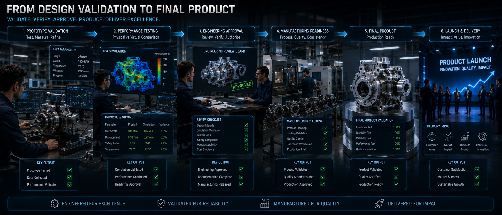 From Design Validation to Final Product
