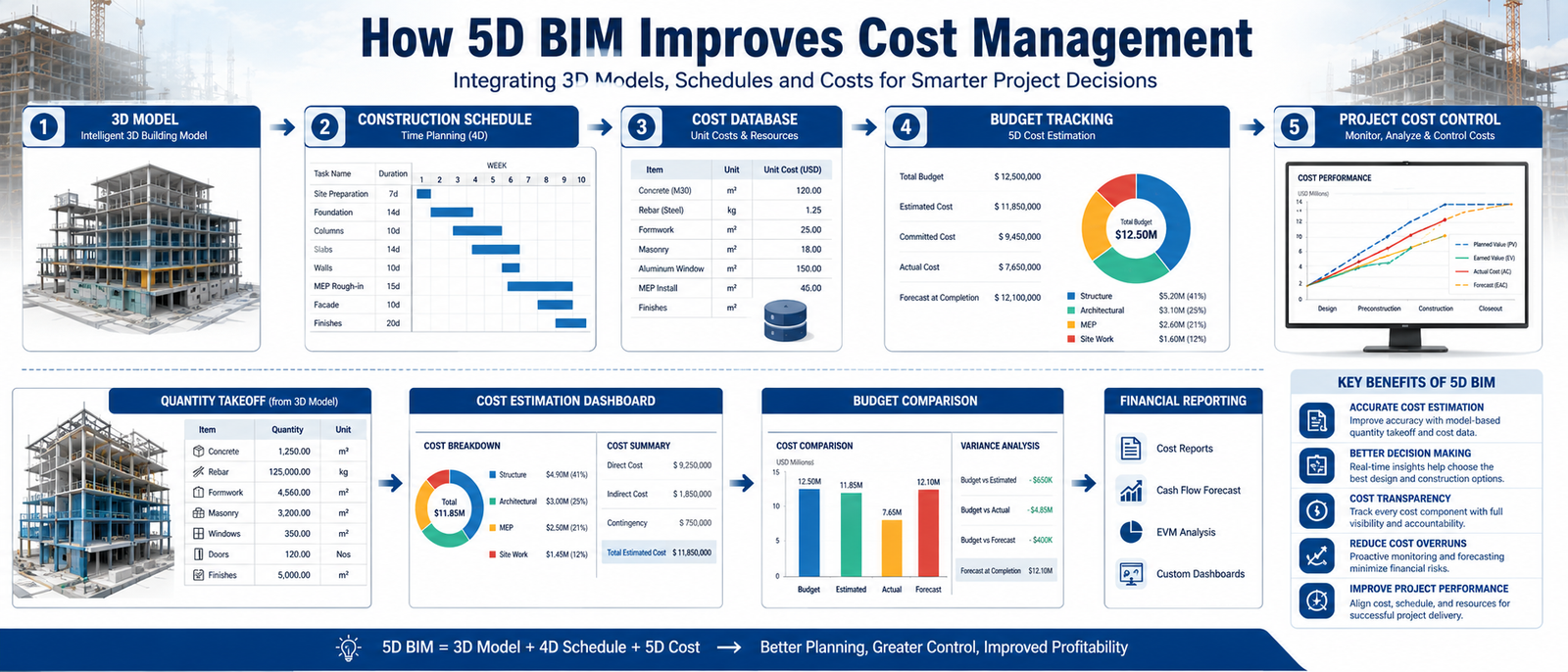 How 5D BIM Improves Cost Management