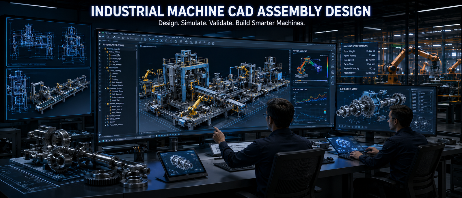 Industrial Machine CAD Assembly Design