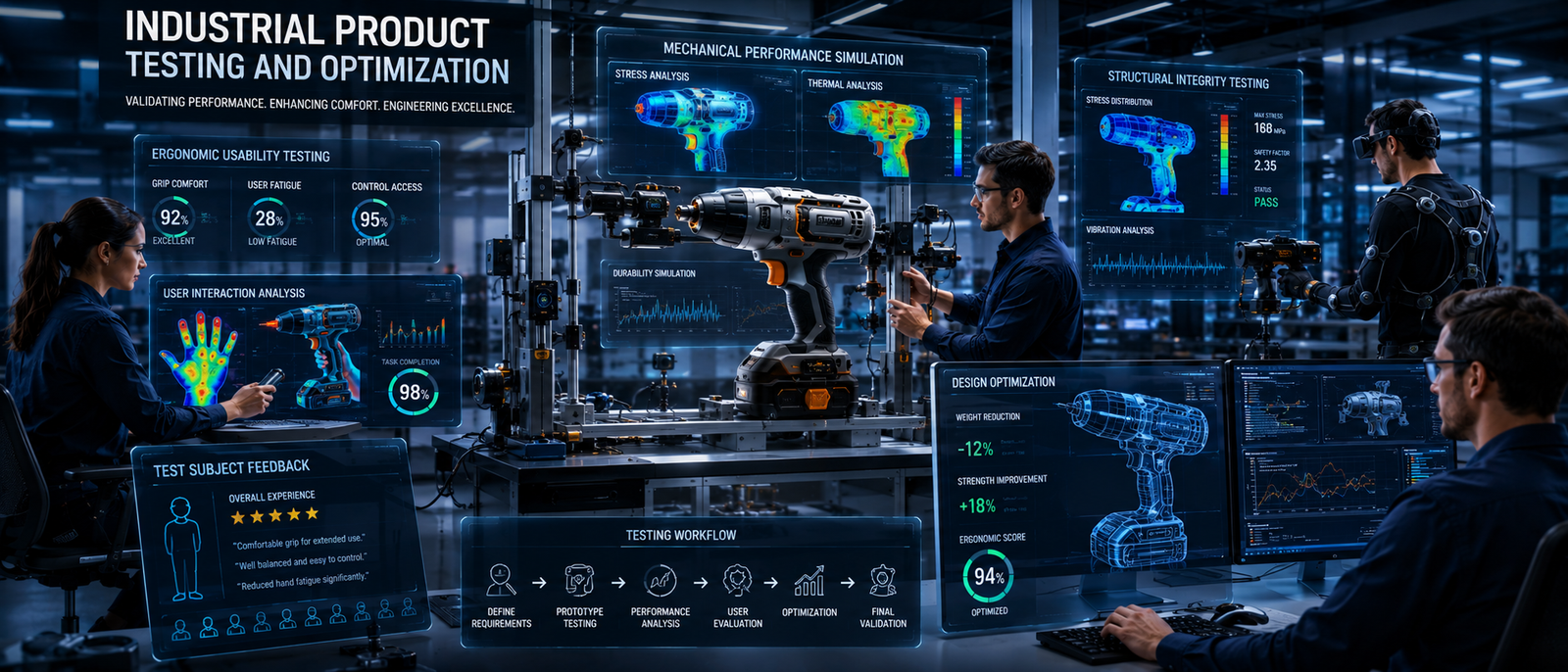 Industrial Product Testing and Optimization