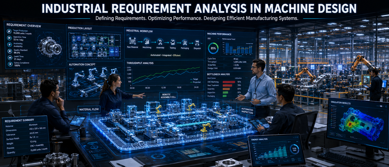 Industrial Requirement Analysis in Machine Design