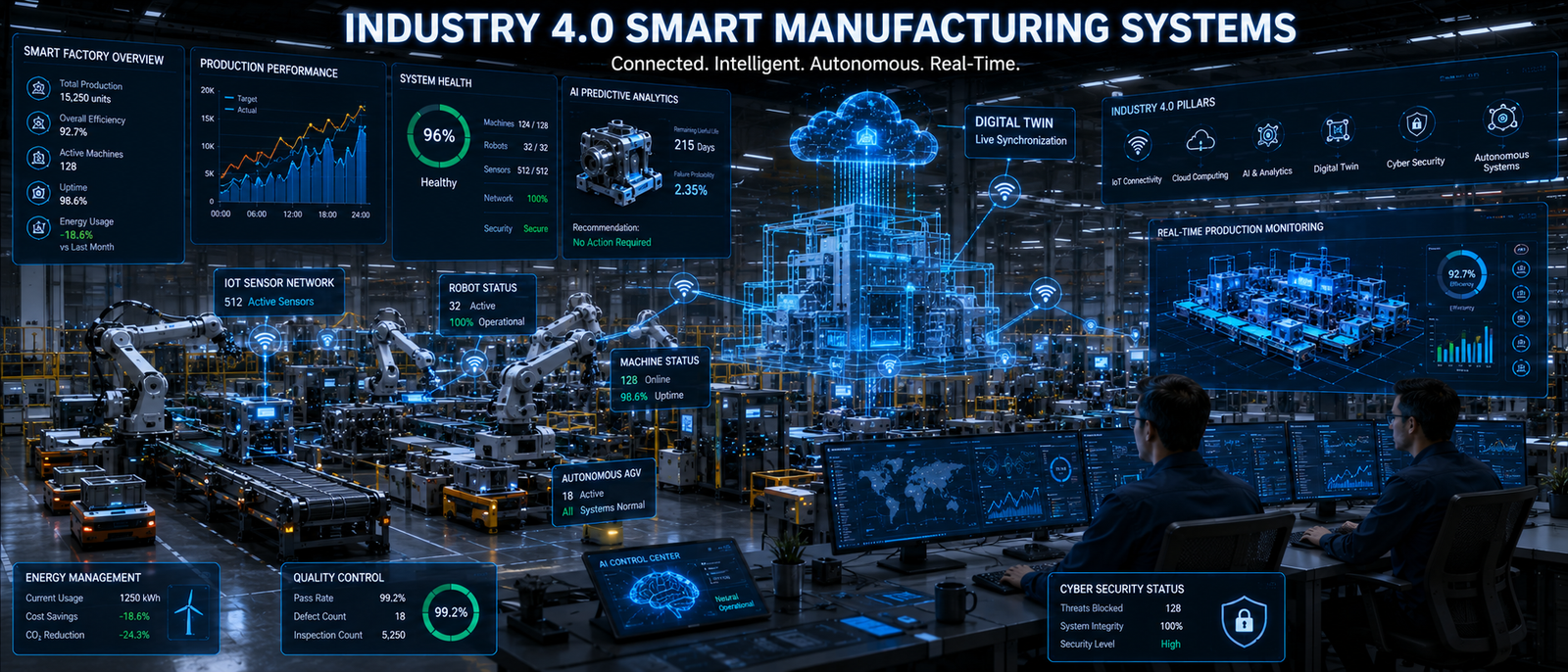Industry 4.0 Smart Manufacturing Systems