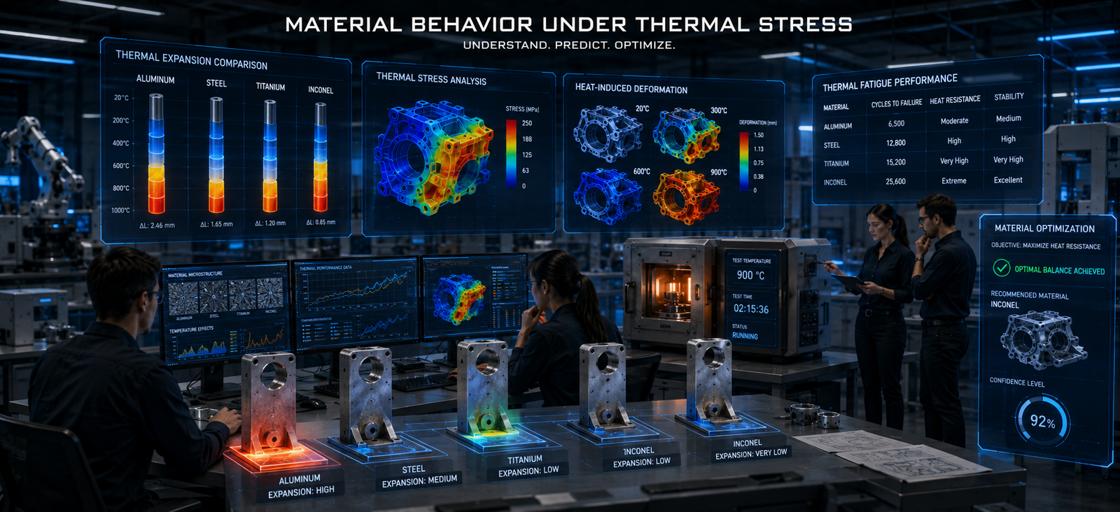 Material Behavior Under Thermal Stress