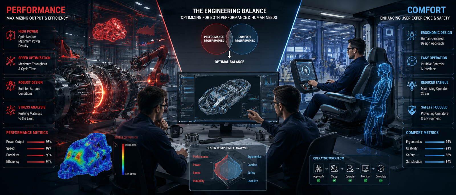 Performance vs Comfort Engineering Trade-Off