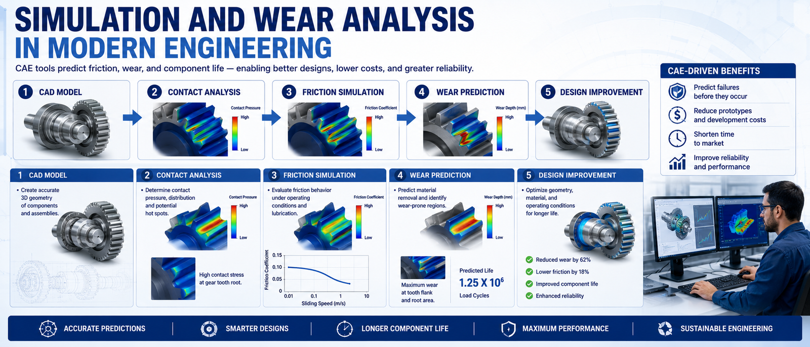Simulation and Wear Analysis in Modern Engineering