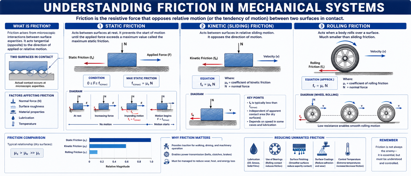 Understanding Friction in Mechanical Systems