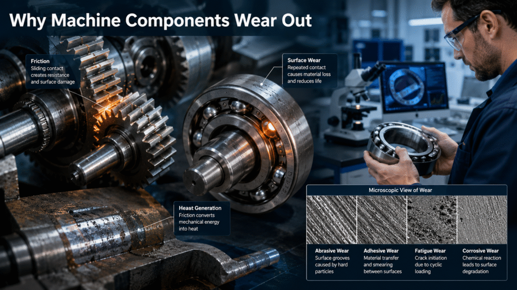 Why Machine Components Wear Out