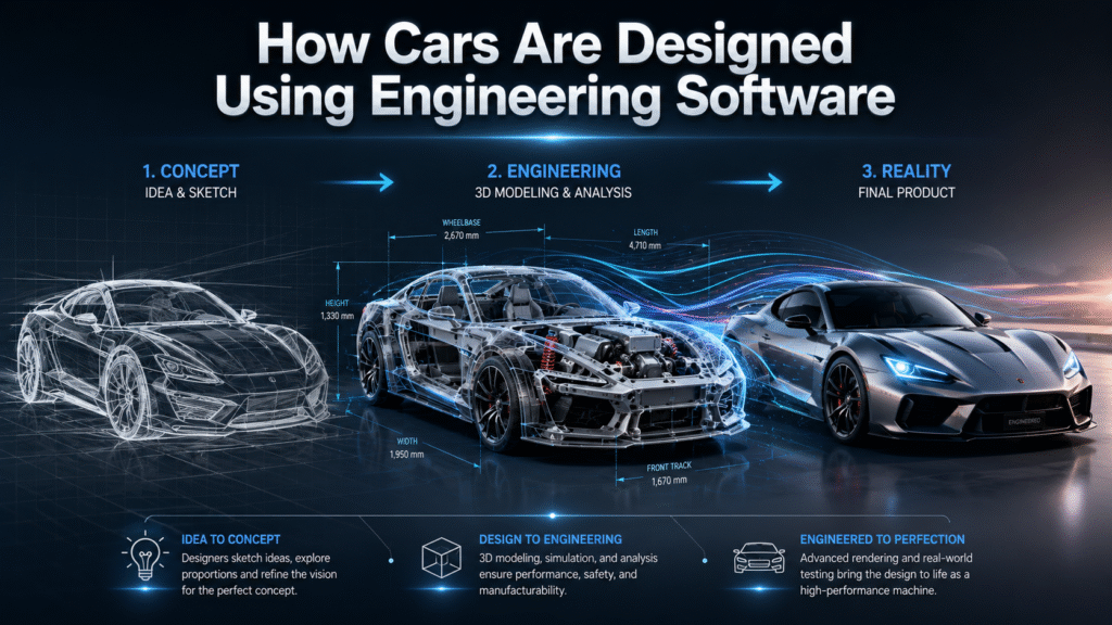 How Cars Are Designed Using Engineering Software