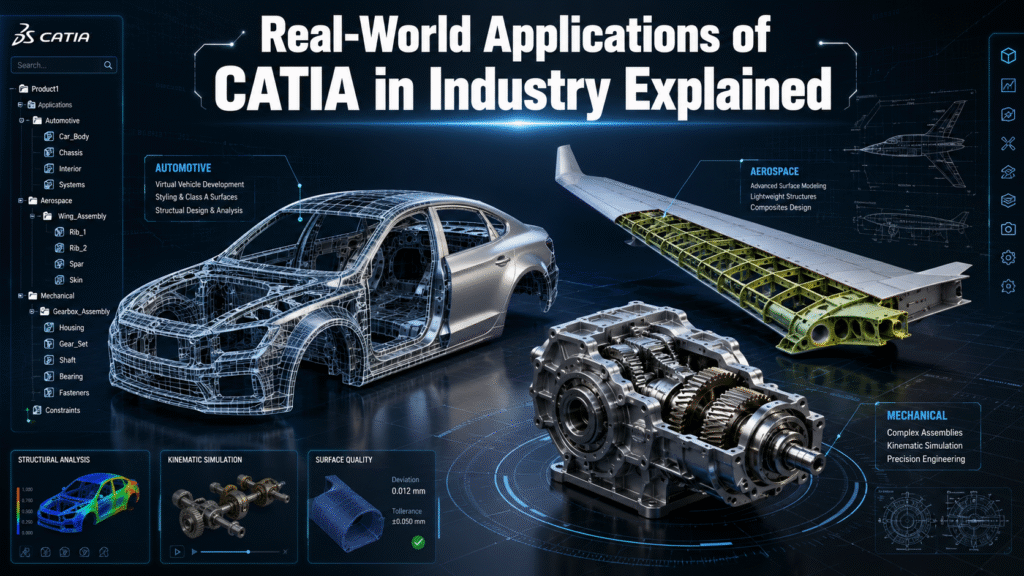 Real-World Applications of CATIA in Industry Explained