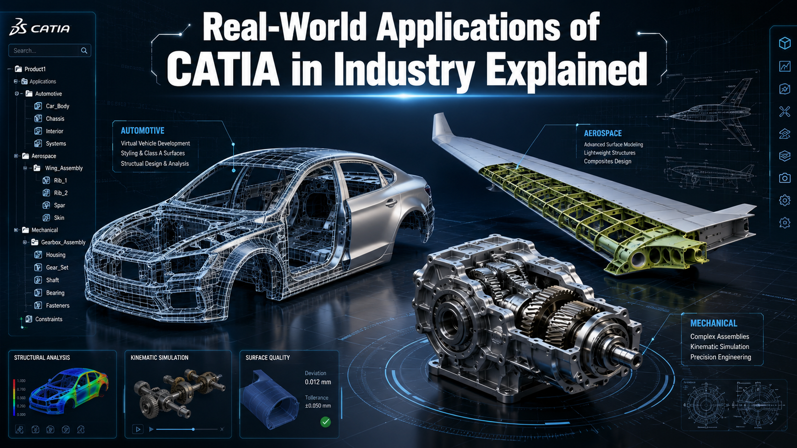 Real-World Applications of CATIA in Industry Explained