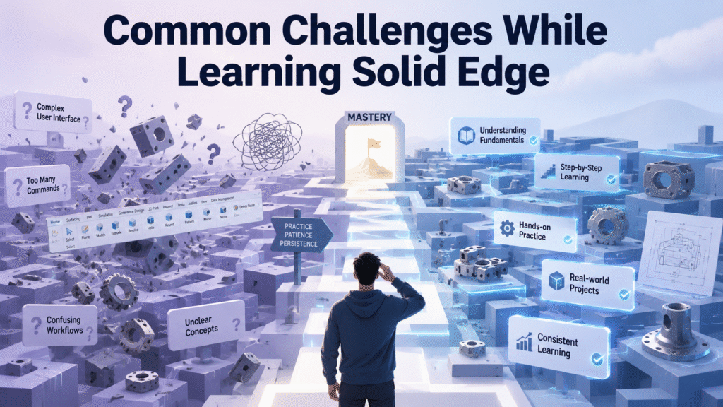 Common Challenges While Learning Solid Edge