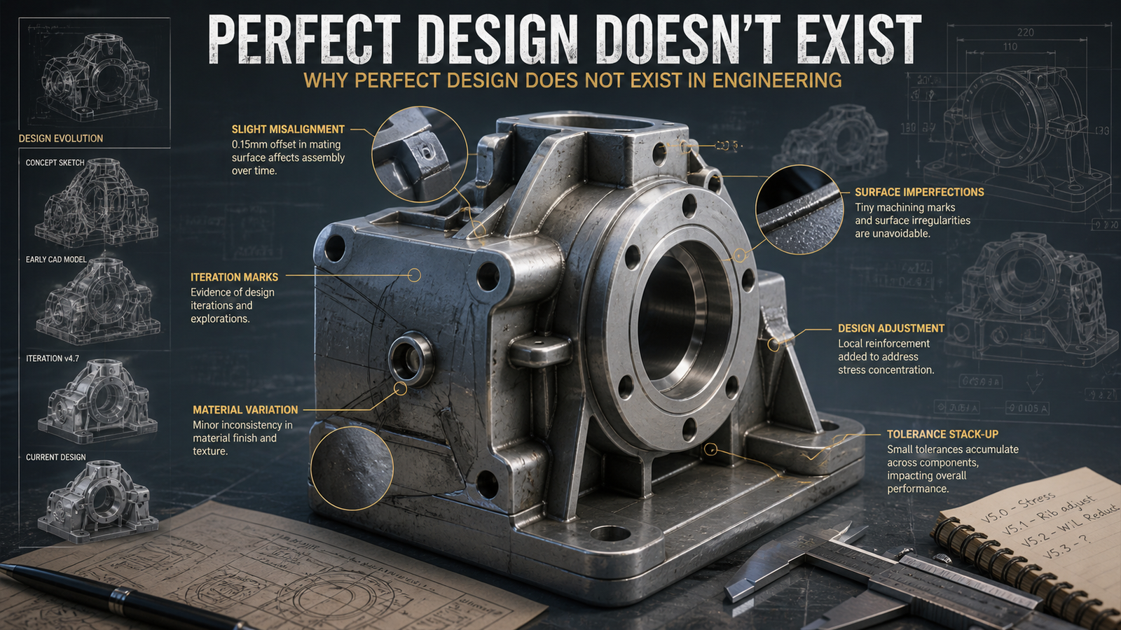 Why Perfect Design Does Not Exist in Engineering