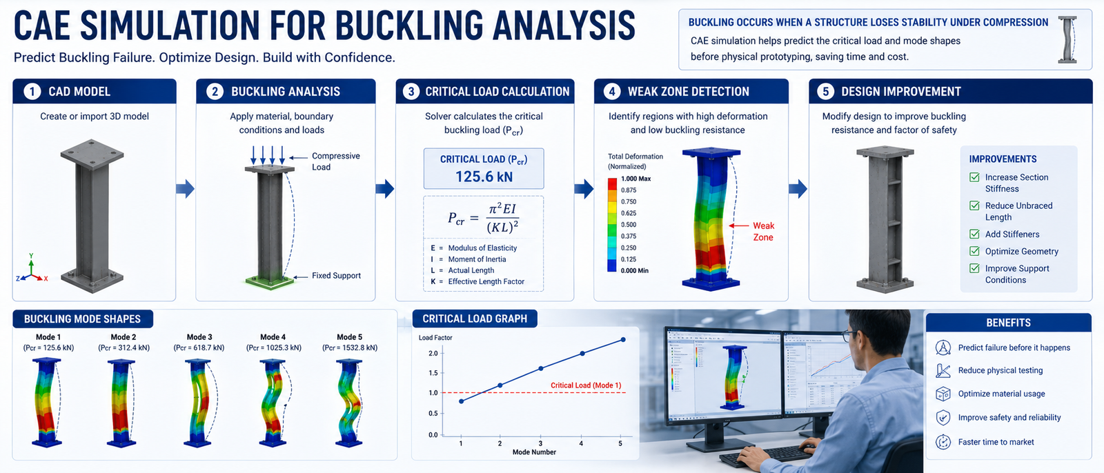 CAE Simulation for Buckling Analysis