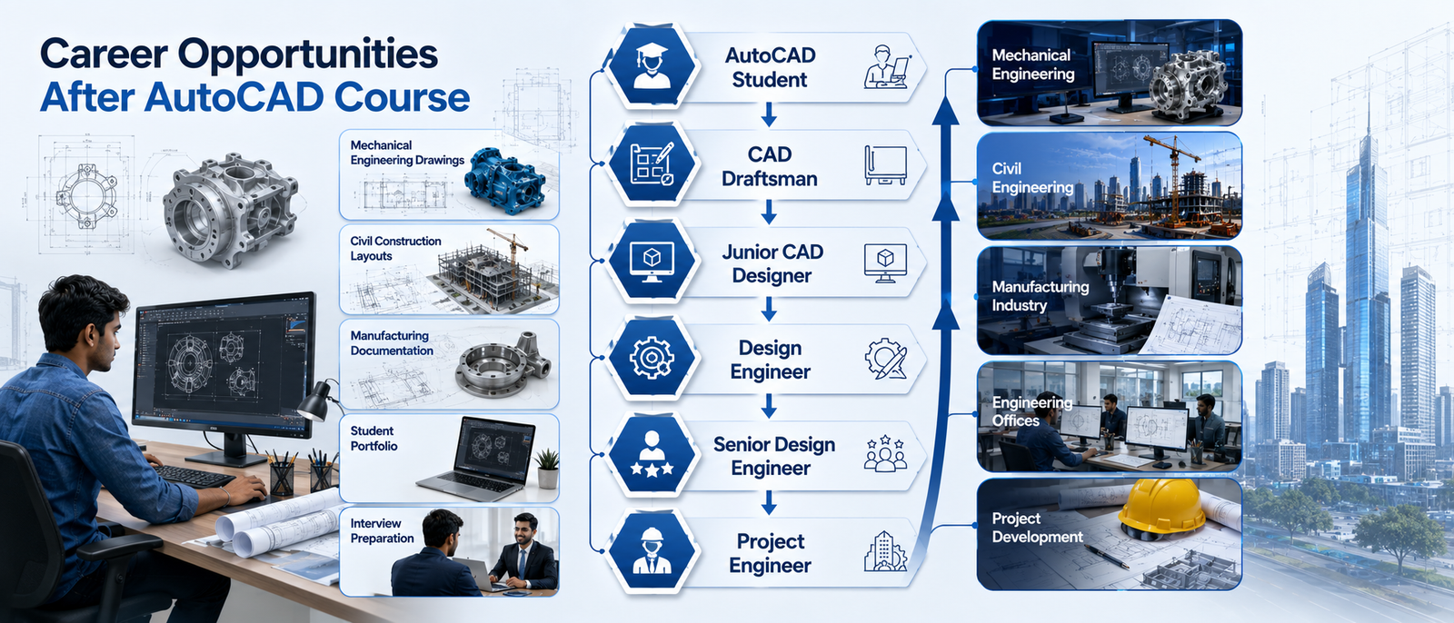 Career Opportunities After AutoCAD Course