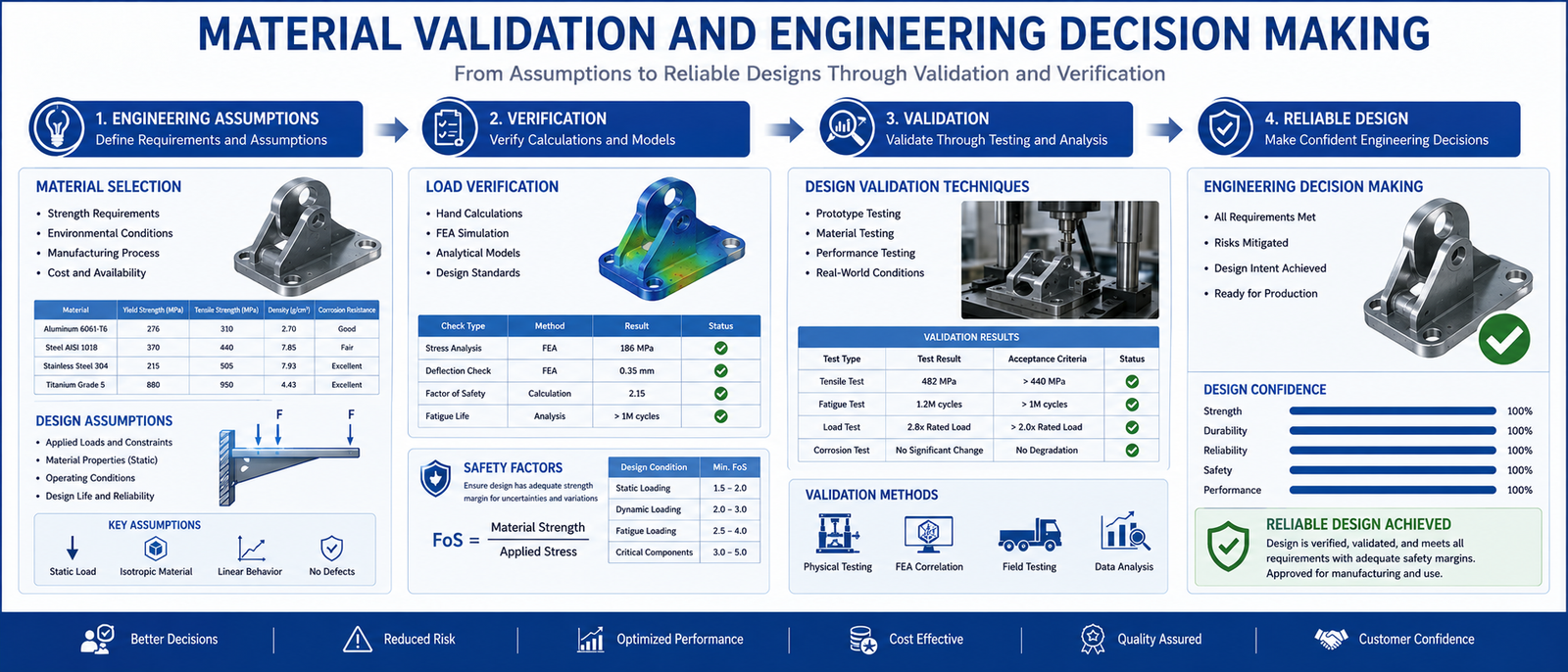 Material Validation and Engineering Decision Making