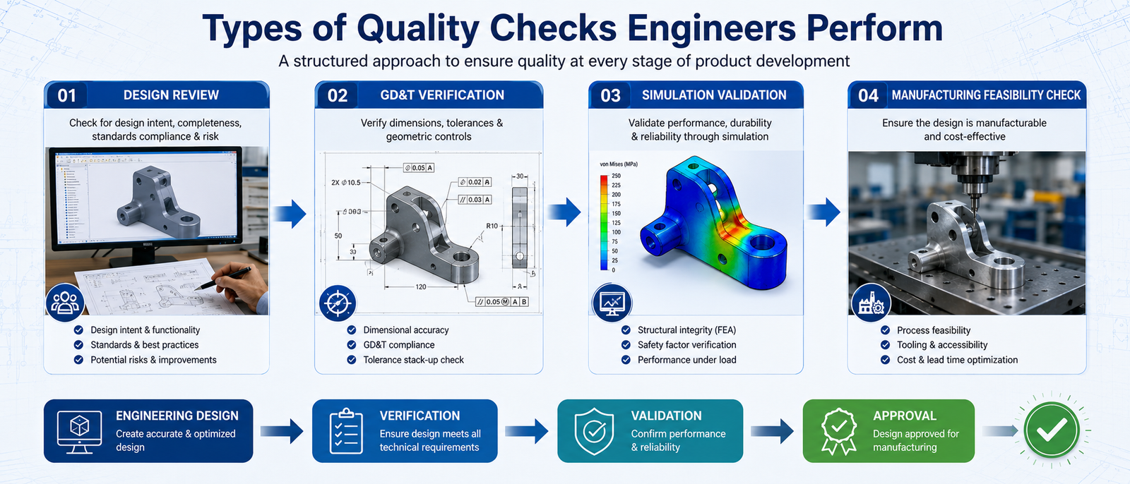 Types of Quality Checks Engineers Perform